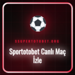 Bir futbol stadyumunda gece maçı oynanırken Sportotobet canlı maç izle logosu