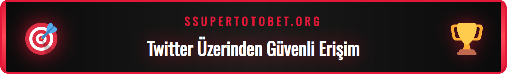 Supertotobet Giriş Twitter hesabını kullanarak güncel adrese erişim.