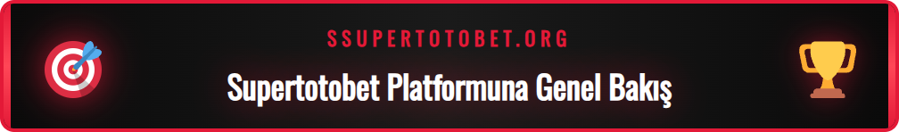 Supertotobet güncel giriş adresi arayüzünün detaylı görünümü.