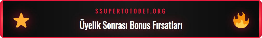 Supertotobet yeni üyelik bonuslarını gösteren bir promosyon ekranı.