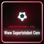 Www Supertotobet Com platformunun ana sayfasını gösteren ekran görüntüsü